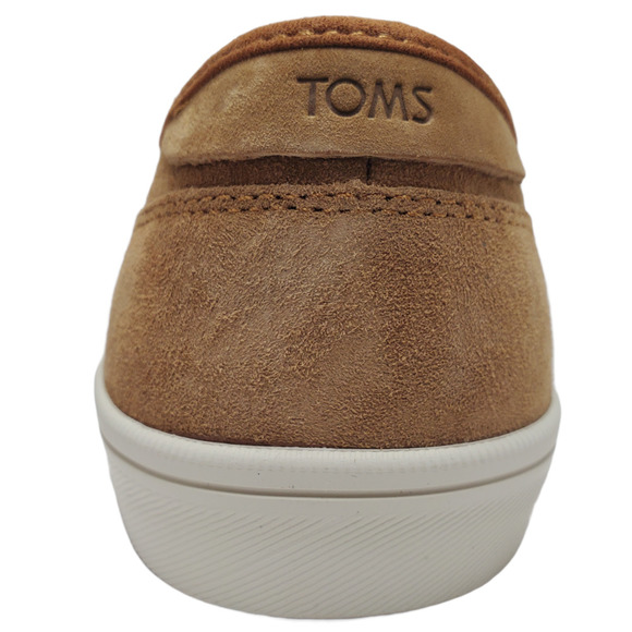 Toms Mens Baja Nubuck Leather Loafers Carmel Brown main image 5